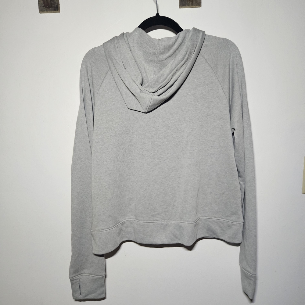 Light Gray Zip-Up Sweater - Picture 2 of 4